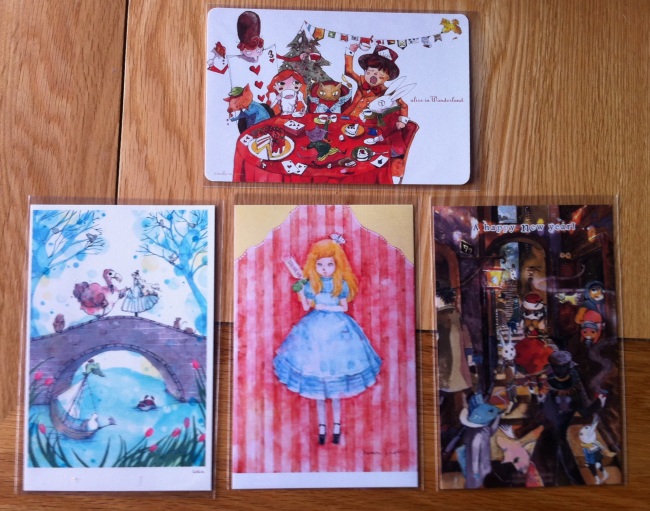 Four postcards Four postcards