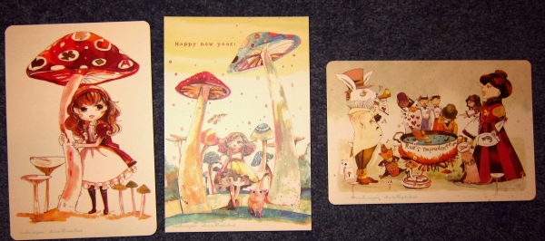 postcards.